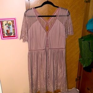 NWT Dusty pink forever 21 midi dress